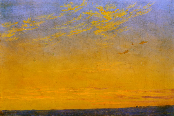 Abend (Wolken) a Caspar David Friedrich