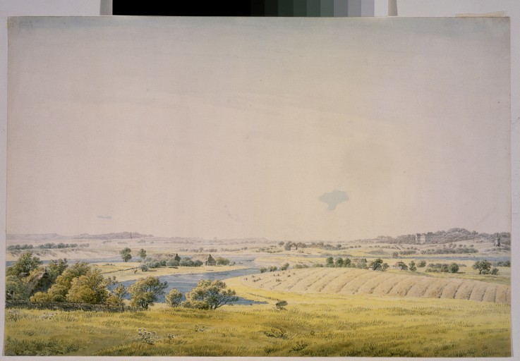 View over Putbus a Caspar David Friedrich