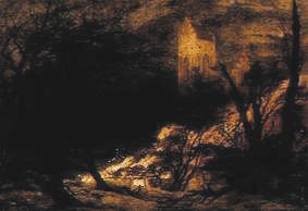 Conflagration. a Caspar David Friedrich
