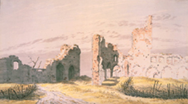 Ruinen des Klosters Eldena. a Caspar David Friedrich