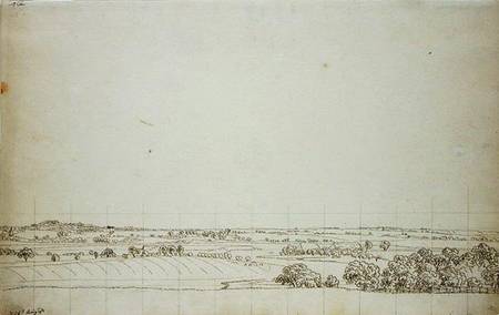 View towards Putbus a Caspar David Friedrich