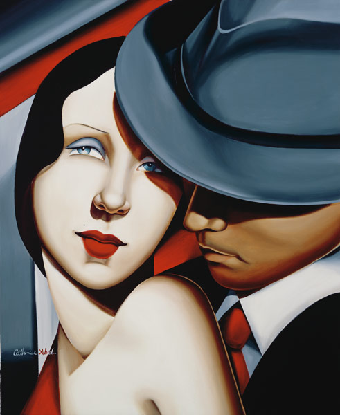 Adam and Eve, Gangster Study a Catherine  Abel