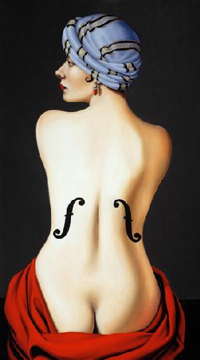 Homage to Man Ray, 2003 (oil on canvas) 