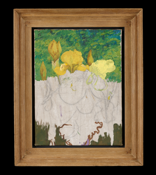 Irises, an unfinished work a Cedric Morris