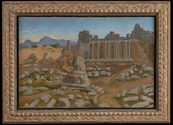 Ruined Temple, Side, Turkey a Cedric Morris