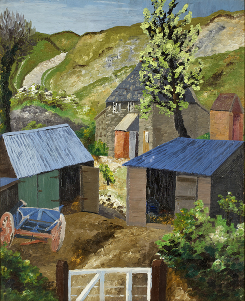 The Farmyard, Dorset a Cedric Morris