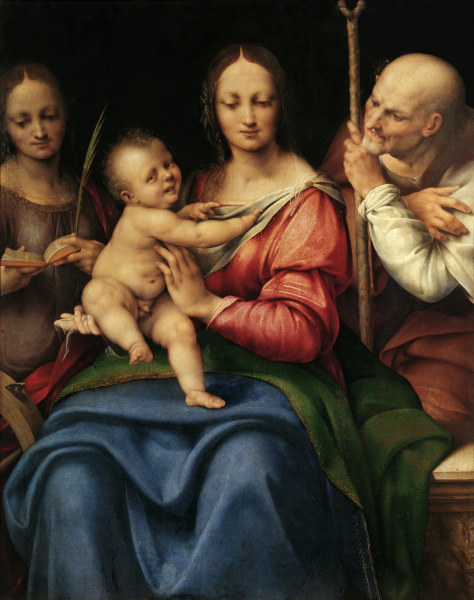 Cesare da Sesto / Mary & Child, Joseph a Cesare da Sesto