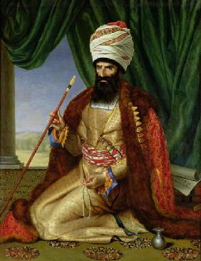 Portrait of Asker-Khan, Ambassador of Persia, in Paris in 1808