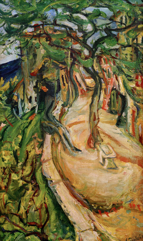 The Terrace in Vence a Chaim Soutine