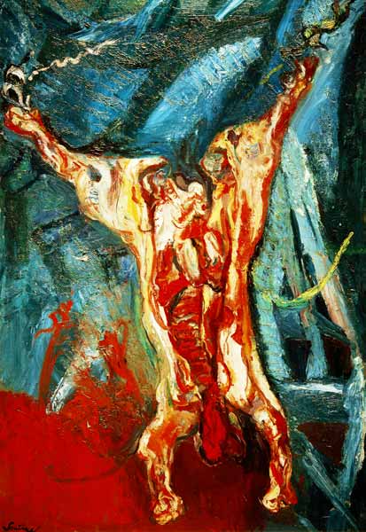 Barcass of beef a Chaim Soutine