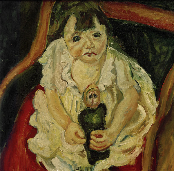 The Little Girl with a Doll a Chaim Soutine