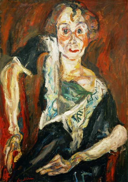 The Old Actress / painting a Chaim Soutine