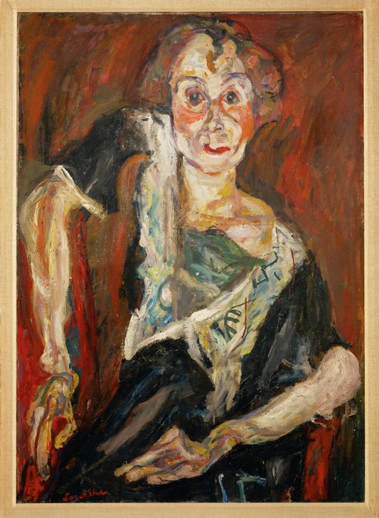 The Old Actress a Chaim Soutine