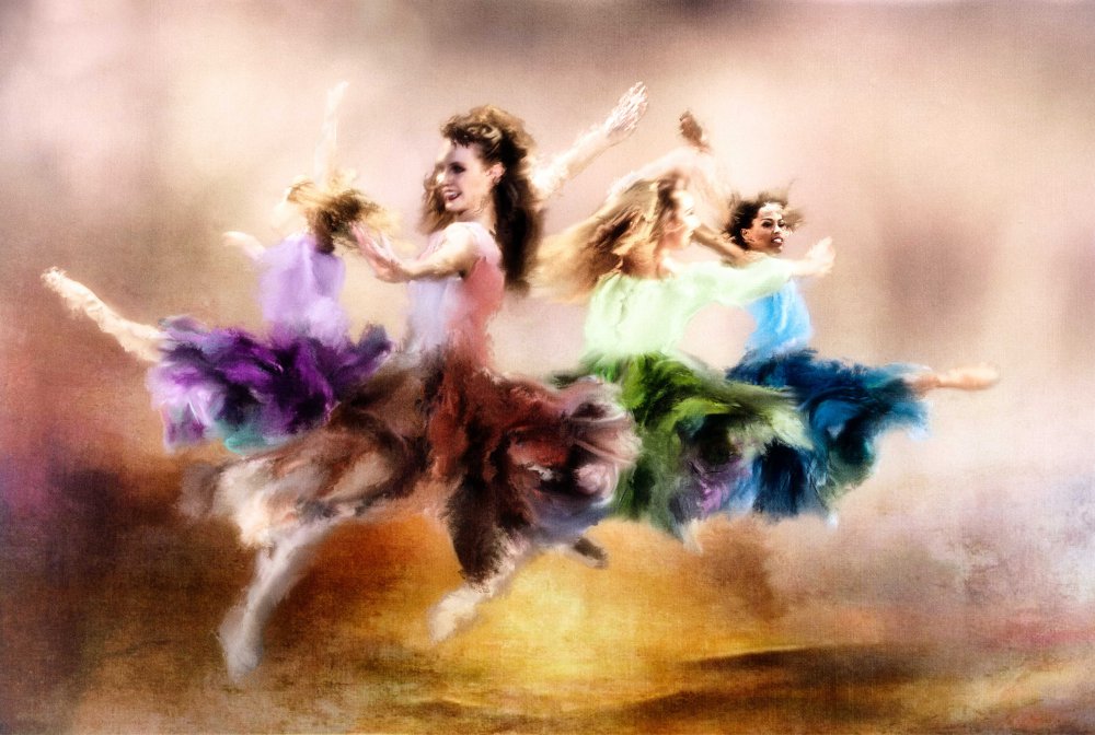 Dancing in the air... a Charlaine Gerber
