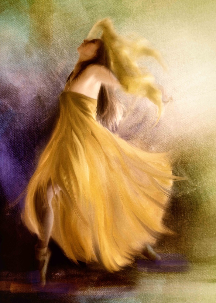 ...she’ll dance with the yellow dress.... a Charlaine Gerber