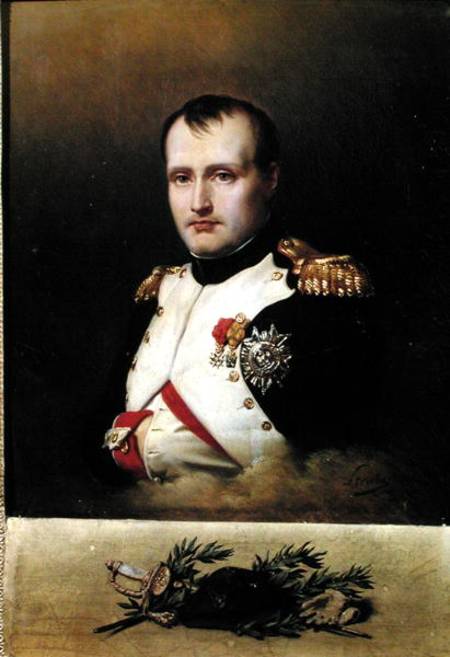 Portrait of Napoleon I (1769-1821) a Charles Auguste Steuben