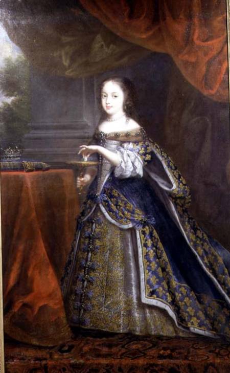 Portrait of Henrietta Anne (Minette), Duchess of Orleans (1644-70), daughter of King Charles I of En a Charles Beaubrun
