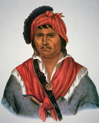 Neamathla Chief, 1826 (colour litho) a Charles Bird King