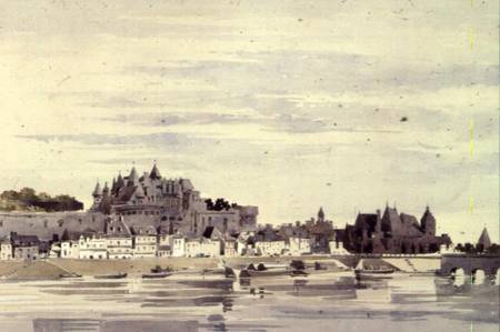 View of Amboise, France a Charles Claude Pyne
