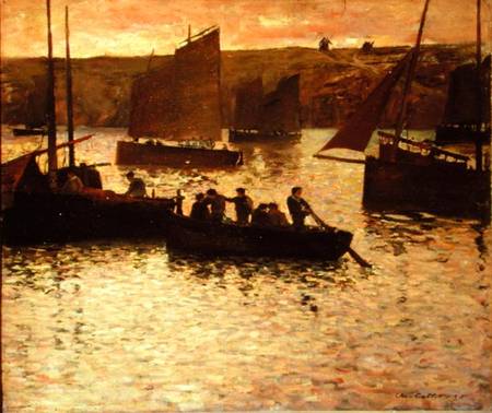 In the Port a Charles Cottet