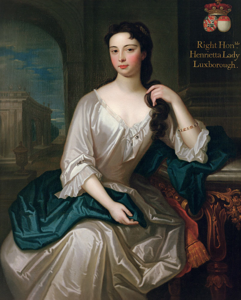 Portrait of Henrietta, daughter of Henry, 1st Viscount St. John, married in 1727 Robert Knight creat a Charles d' Agar