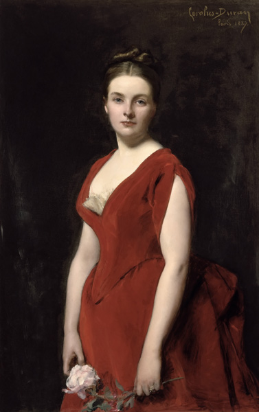 Portrait of Countess Anna Alexandrovna Obolenskaya (1861-1917) a Charles Durant