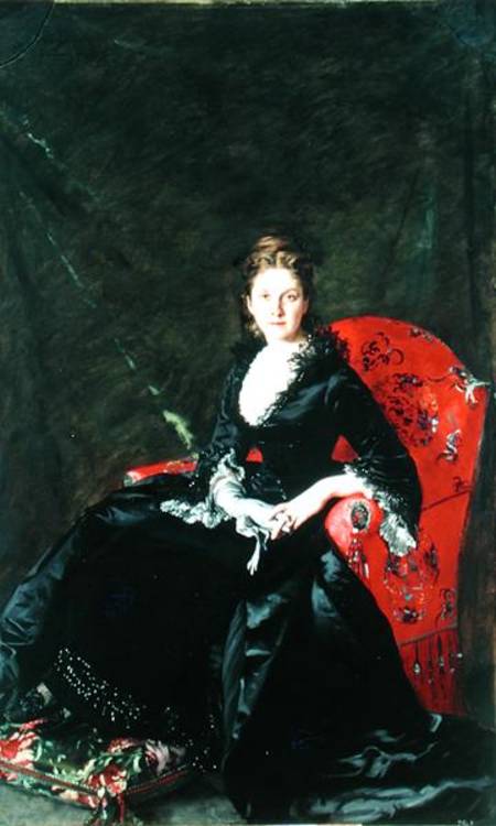 Portrait of Mme N.M. Polovtsova a Charles Durant