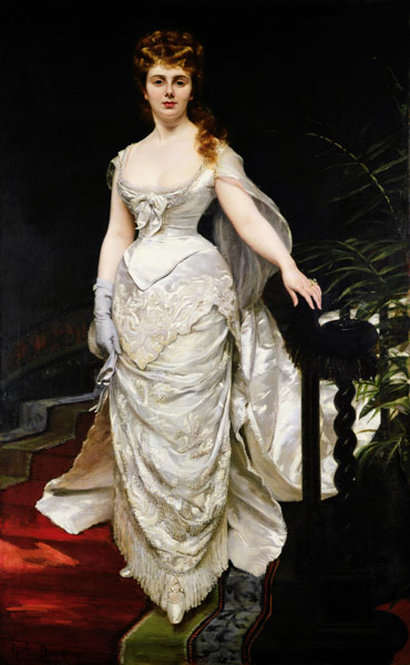 Portrait of Mademoiselle X a Charles Durant