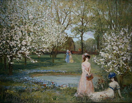 The Howe in Spring (oil on canvas) a Charles Edward Conder