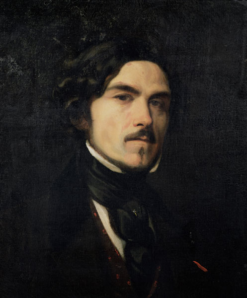 Eugene Delacroix (1798-1863) a Charles Emile Callande de Champmartin