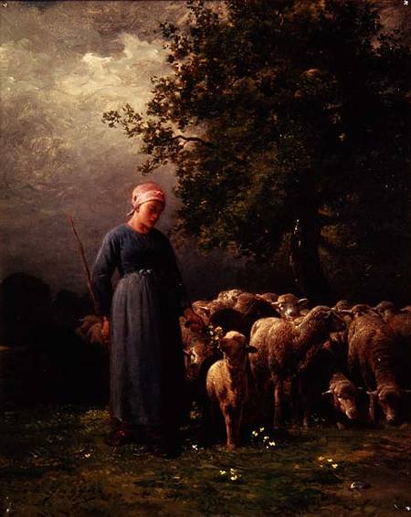 The Missing Flock a Charles Emile Jacques
