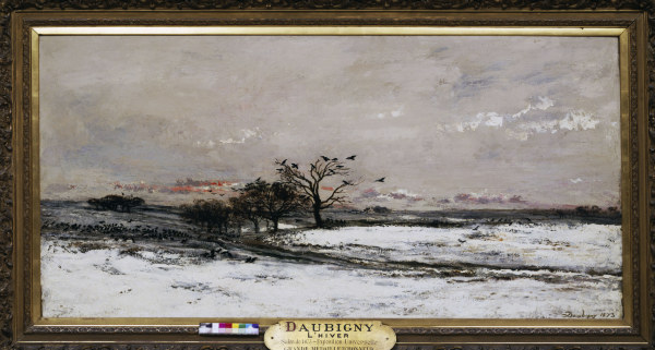 Ch.F.Daubigny, Winter a Charles-François Daubigny