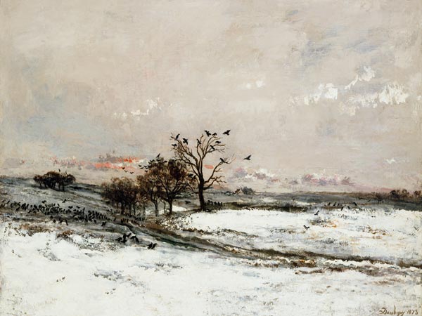 The Snow a Charles-François Daubigny