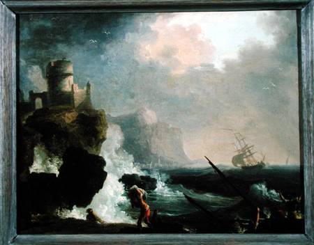 The Storm a Charles Francois Lacroix de Marseille