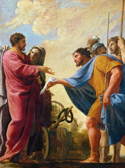 Scene from the Life of Cincinnatus. Cincinnatus Returning to his Plough Decorated with a Laurel Wrea