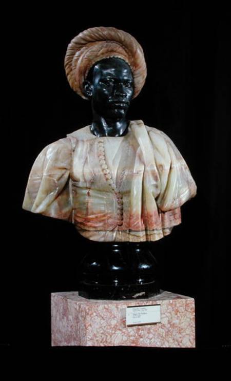 Bust of a Sudanese Man a Charles-Henri-Joseph Cordier