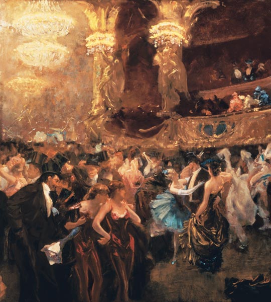Masked ball in the opera a Charles Hermans