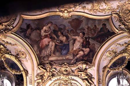 Decorative panel from the Oval Salon illustrating the Story of Psyche a Charles Joseph Natoire