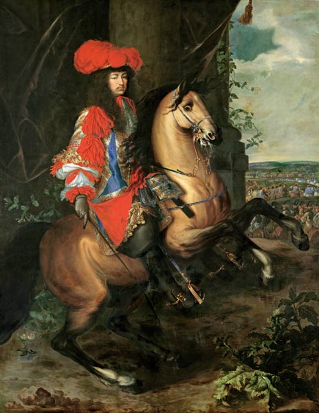 Louis XIV., painting by Ch.Lebrun 1668 a Charles Le Brun