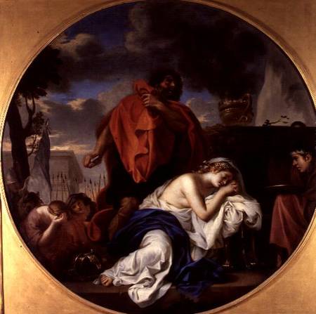 The Sacrifice of Jephthah a Charles Le Brun