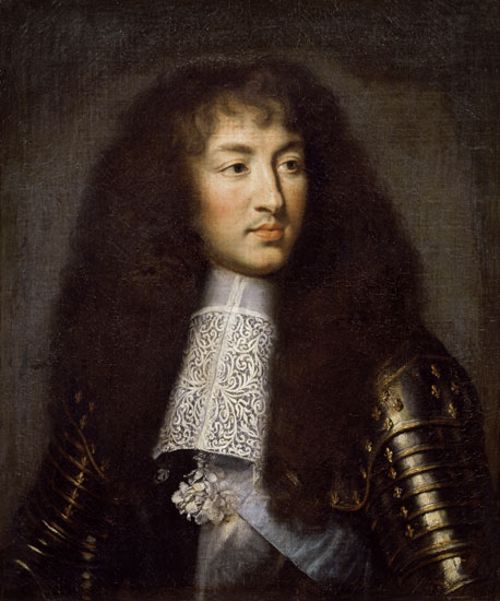 Portrait of Louis XIV (1638-1715) a Charles Le Brun