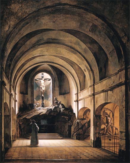 The chapel of the Calvaires Saint smelled of a Charles Marie Bouton