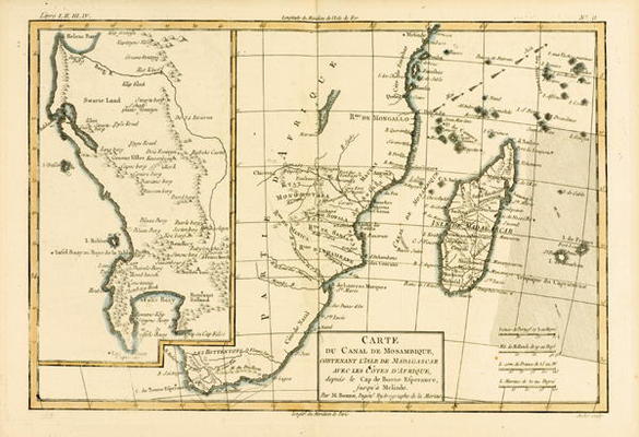 Southern Africa, from 'Atlas de Toutes les Parties Connues du Globe Terrestre' by Guillaume Raynal ( a Charles Marie Rigobert Bonne