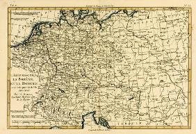 Germany, Bohemia and Hungary, with part of Poland, from 'Atlas de Toutes les Parties Connues du Glob