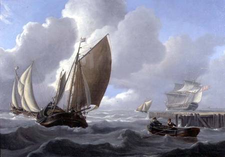 Shipping off the Dutch Coast a Charles Martin Powell