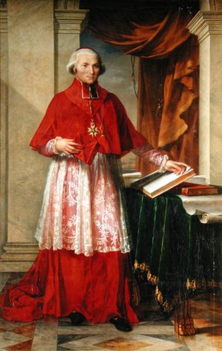 Portrait of Cardinal Joseph Fesch (1763-1839) a Charles Meynier