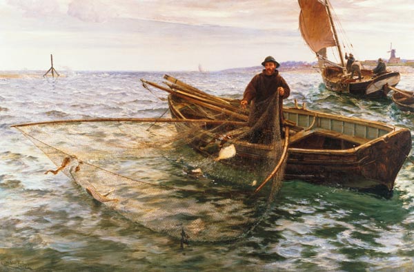 The Fisherman a Charles Napier Hemy