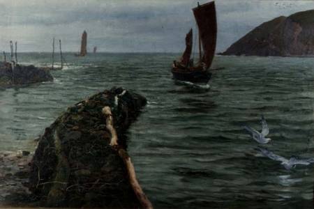 The Way In! a Charles Napier Hemy