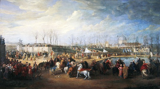 Mehemet Effendi, Turkish ambassador, arrives at the Tuileries on 21st March, 1721, after 1721 a Charles Parrocel