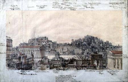 The Reconstruction of Ancient Rome at the Time of the Antonines a Charles Robert Cockerell
